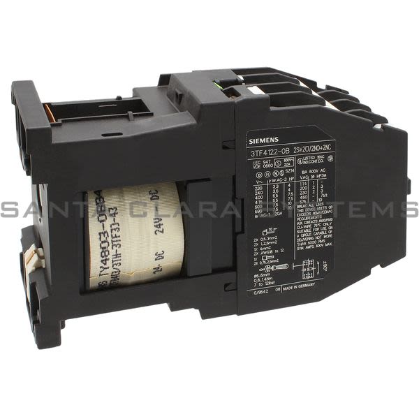 Siemens 3TF4122-0BB4 Contactor Product Image