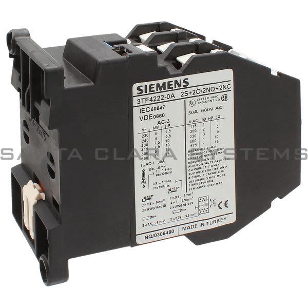 Siemens 3TF4222-0AP6 Contactor Product Image