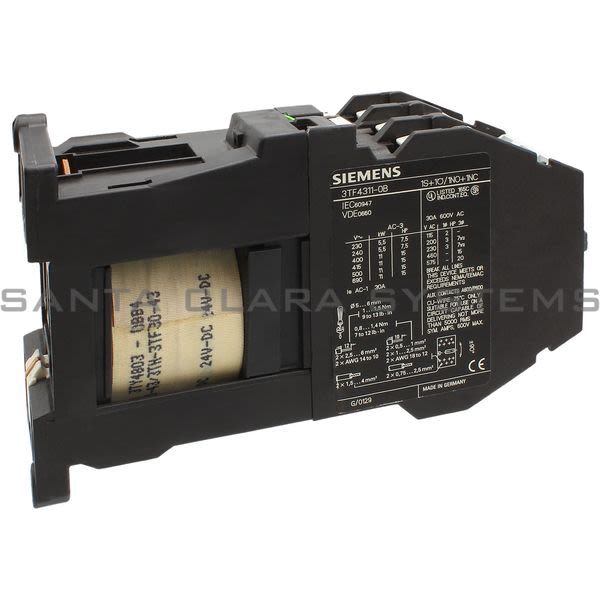 Siemens 3TF4311-0BB4 Contactor Product Image