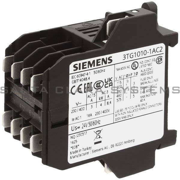 Siemens 3TG1010-1AC2 Power Relay | 3TG1010-1AC2 Product Image