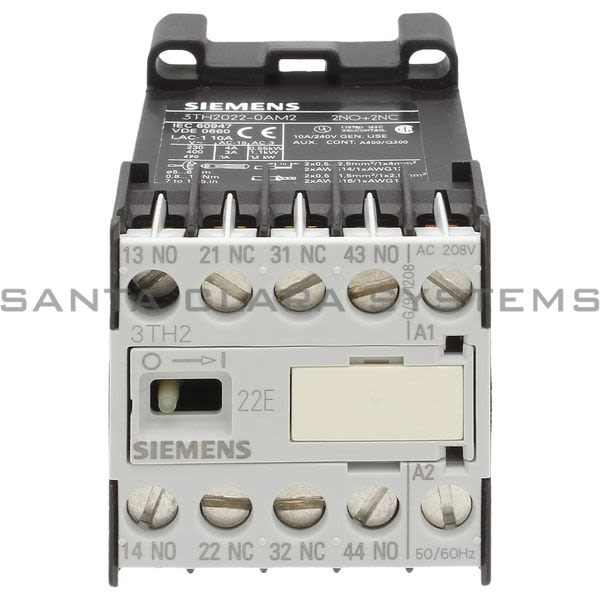 Siemens 3TH2022-0AM2 Contactor Relay Product Image