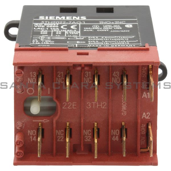 Siemens 3TH2022-7AG1 Control Relay | 3TH2022-7AG1 Product Image
