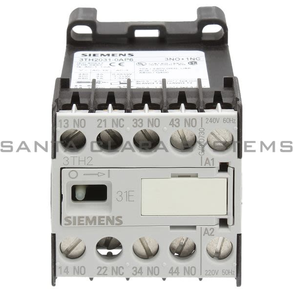 Siemens 3TH2031-0AP6 Control Relay | 3TH2031-0AP6 Product Image