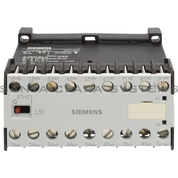 Siemens 3TH2153-0BB4 Control Relay | 3TH2153-0BB4 Product Image
