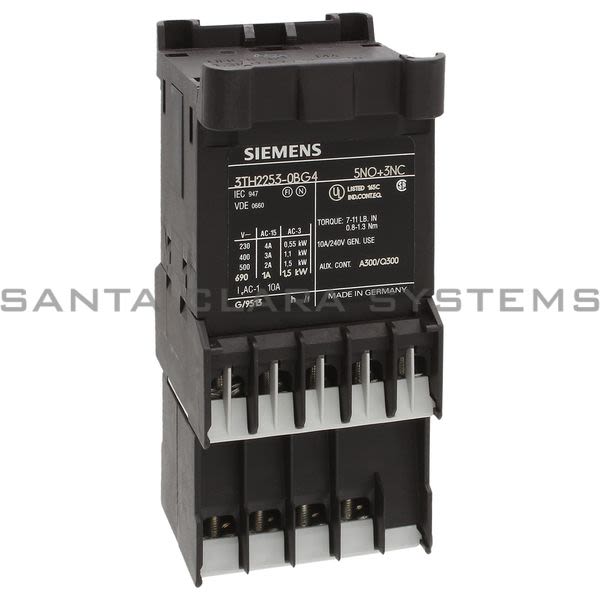 Siemens 3TH2253-0BG4 Contactor Relay Product Image