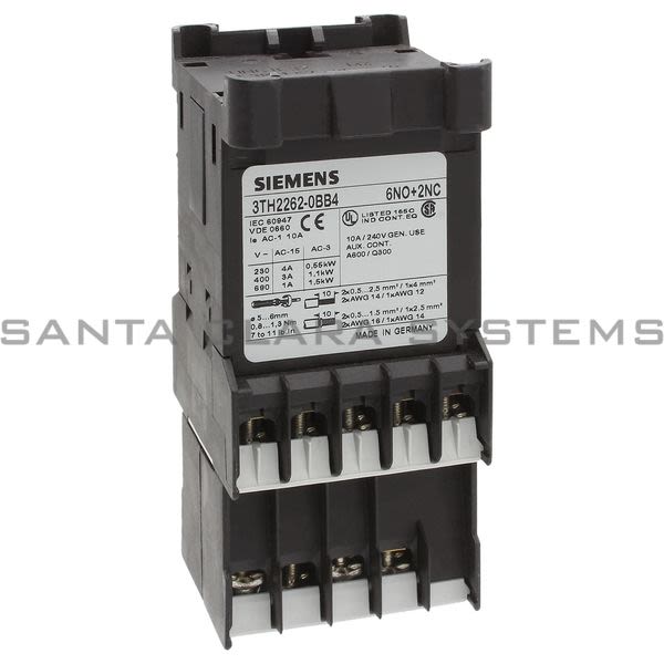 Siemens 3TH2262-0BB4 Relay Product Image