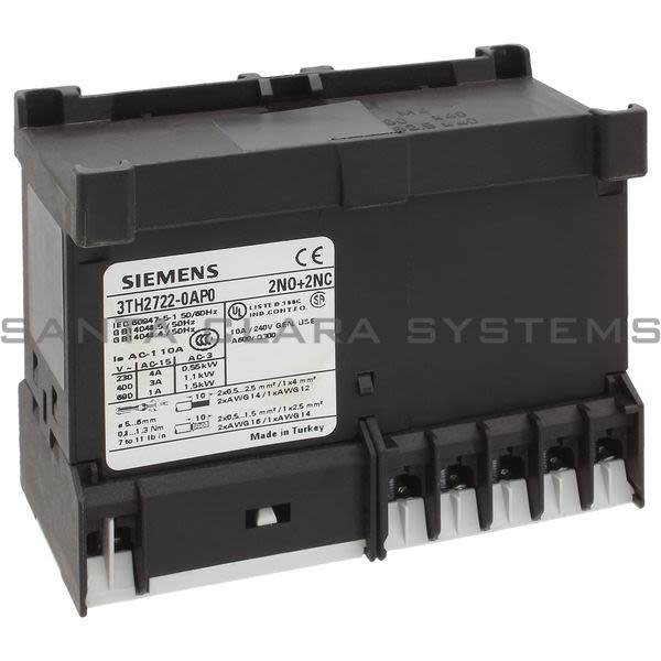 Siemens 3TH2722-0AP0 Contactor | 3TH2722-0AP0 Product Image
