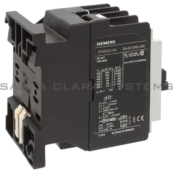 Siemens 3TH3022-0AG2 Relay | 3TH3022-0AG2 Product Image