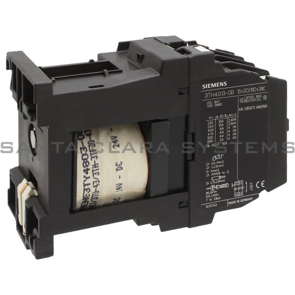 Siemens 3TH4013-0BB4 Control Relay Product Image
