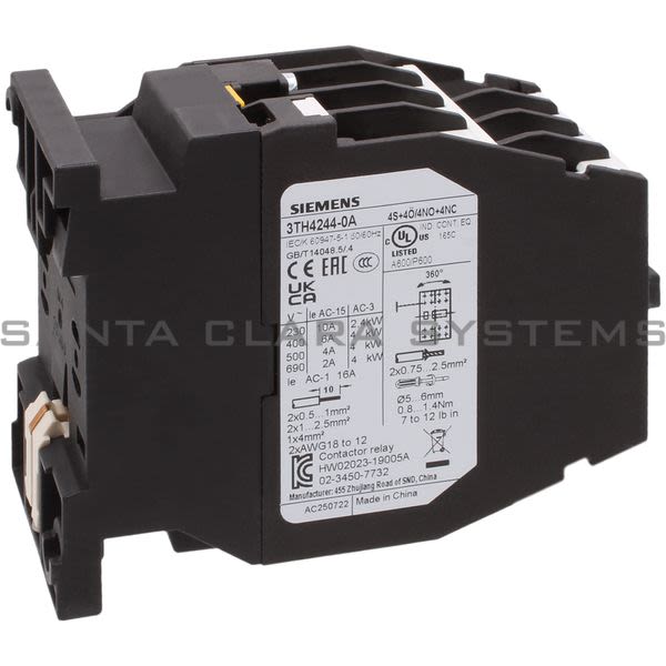 Siemens 3TH4244-0AK6 Control Relay Product Image