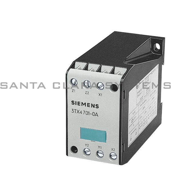Siemens 3TX4701-0AN1 Opening Delay Device Product Image