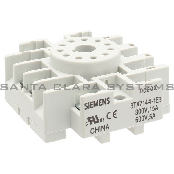 Siemens 3TX7144-1E3 Relay Base | 3TX7144-1E3 Product Image