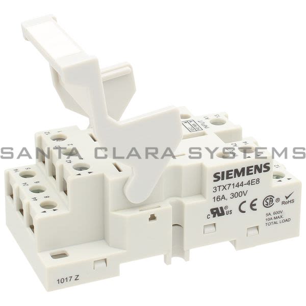 Siemens 3TX7144-4E8 Relay Socket Product Image