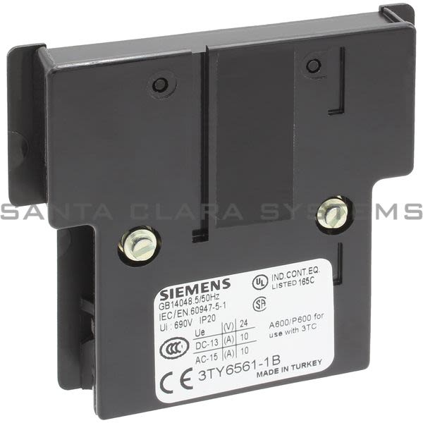 Siemens 3TY6561-1B Auxiliary Switch | 3TY6561-1B Product Image