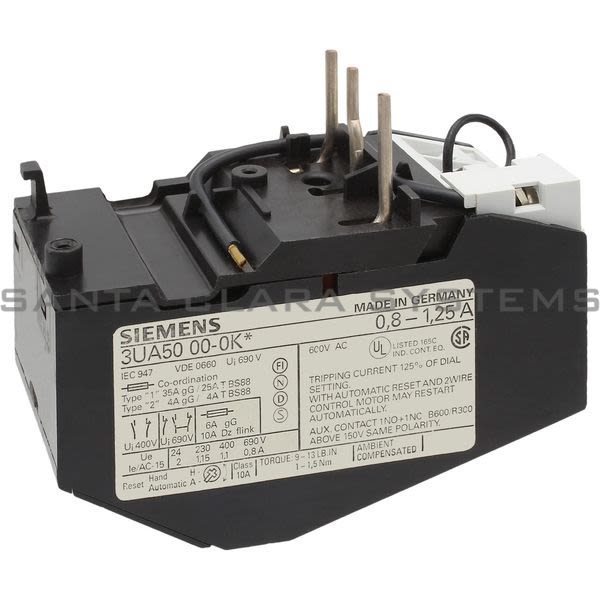 Siemens 3UA5000-0K Overload Relay | 3UA5000-0K Product Image