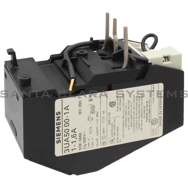 Siemens 3UA5000-1A Overload Relay | 3UA5000-1A Product Image
