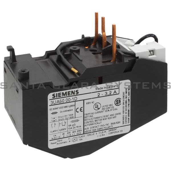 Siemens 3UA5000-1D Overload Relay Product Image