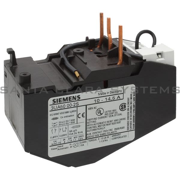 Siemens 3UA5000-2S Overload Relay | 3UA5000-2S Product Image