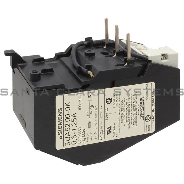 Siemens 3UA5200-0K Overload Relay | 3UA5200-0K Product Image
