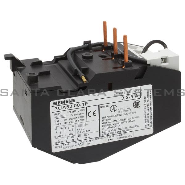 Siemens 3UA5200-1F Overload Relay | 3UA5200-1F Product Image