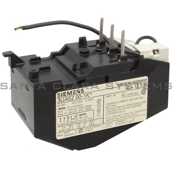 Siemens 3UA5200-1K Overload Relay | 3UA5200-1K Product Image