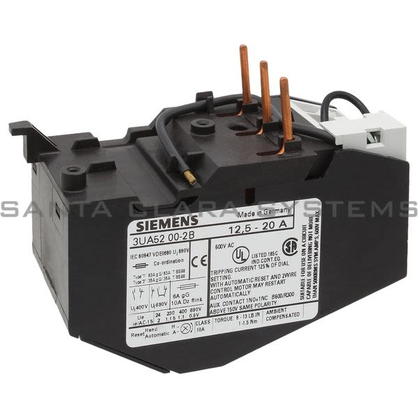 Siemens 3UA5200-2B Overload Relay | 3UA5200-2B Product Image