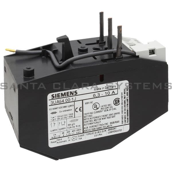Siemens 3UA5400-1J Overload Relay | 3UA5400-1J Product Image