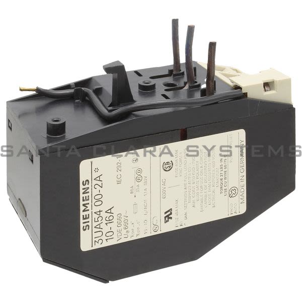 Siemens 3UA5400-2A Overload Relay | 3UA5400-2A Product Image