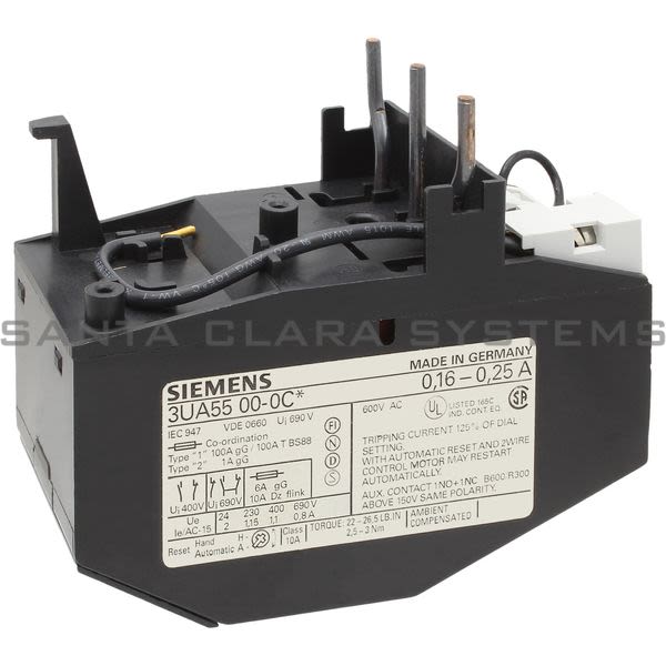 Siemens 3UA5500-0C Overload Relay | 3UA5500-0C Product Image