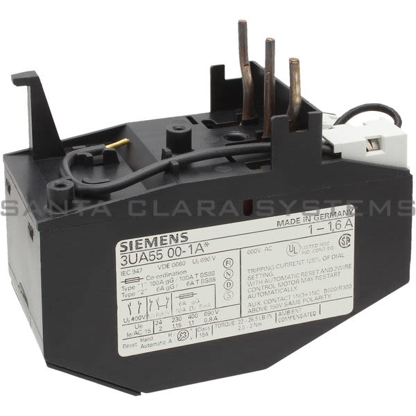 Siemens 3UA5500-1A Overload Relay 1-1.6A Product Image
