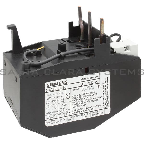 Siemens 3UA5500-1C Overload Relay Product Image