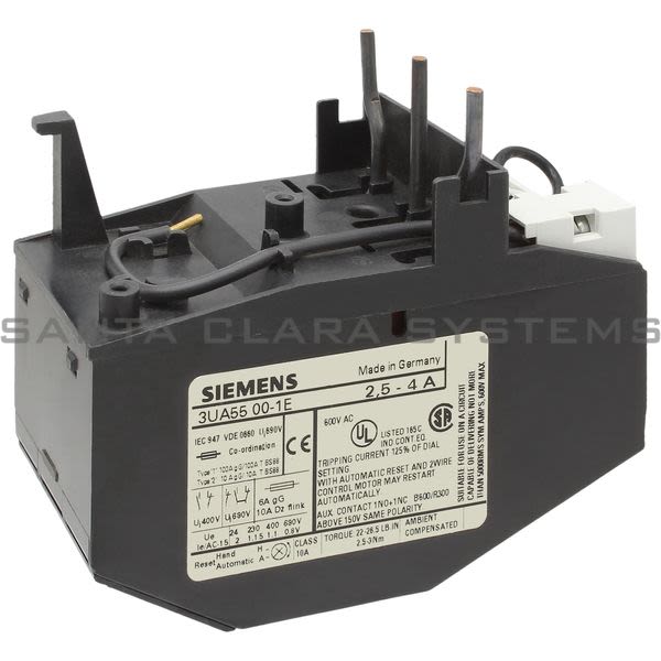 Siemens 3UA5500-1E Overload Relay | 3UA5500-1E Product Image