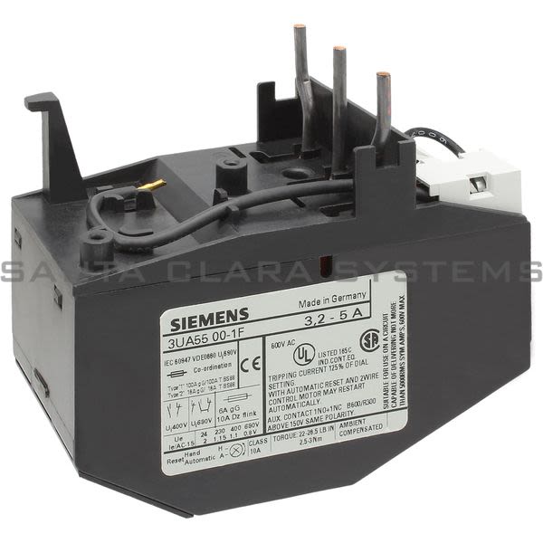 Siemens 3UA5500-1F Overload Relay | 3UA5500-1F Product Image