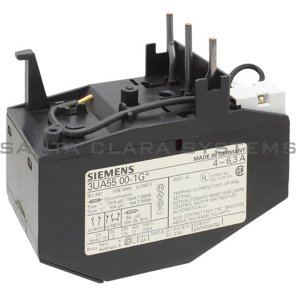 Siemens 3UA5500-1G Overload Relay | 3UA5500-1G Product Image