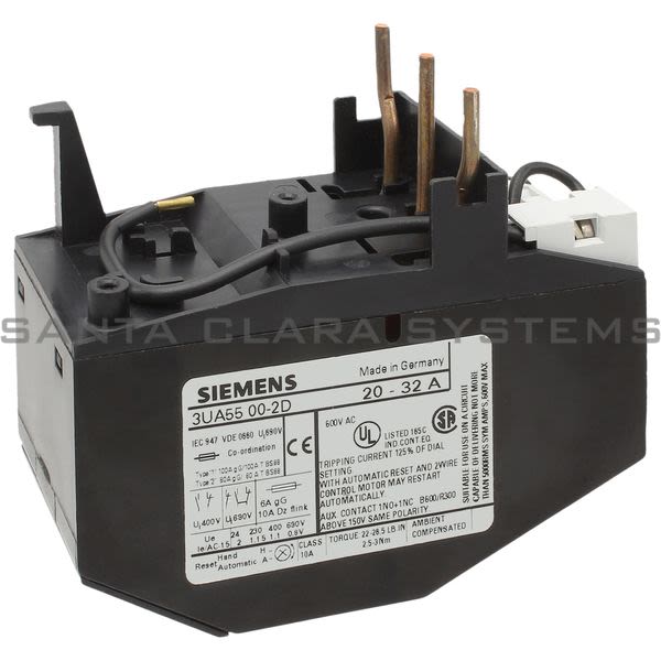 Siemens 3UA5500-2D Overload Relay | 3UA5500-2D Product Image