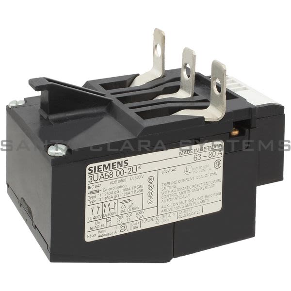 Siemens 3UA5800-2U Overload Relay | 3UA5800-2U Product Image
