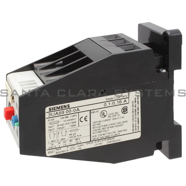 Siemens 3UA5900-0A Overload Relay Product Image