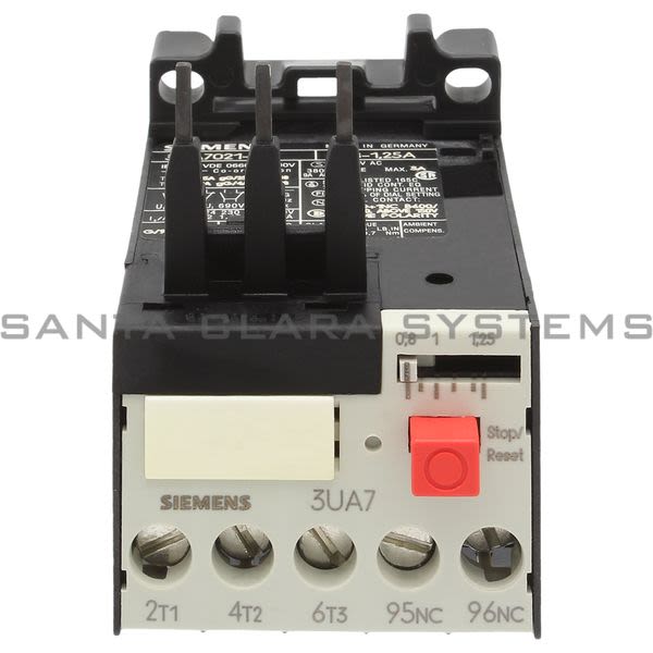 Siemens 3UA7021-0K Overload Relay Product Image
