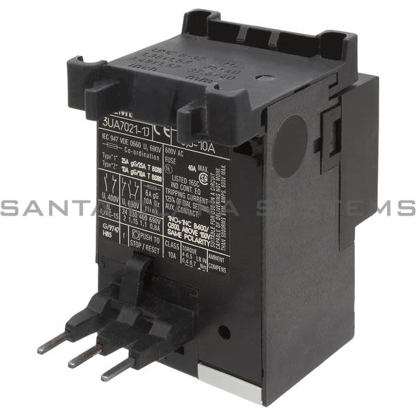 Siemens 3UA7021-1J Overload Relay | 3UA7021-1J Product Image