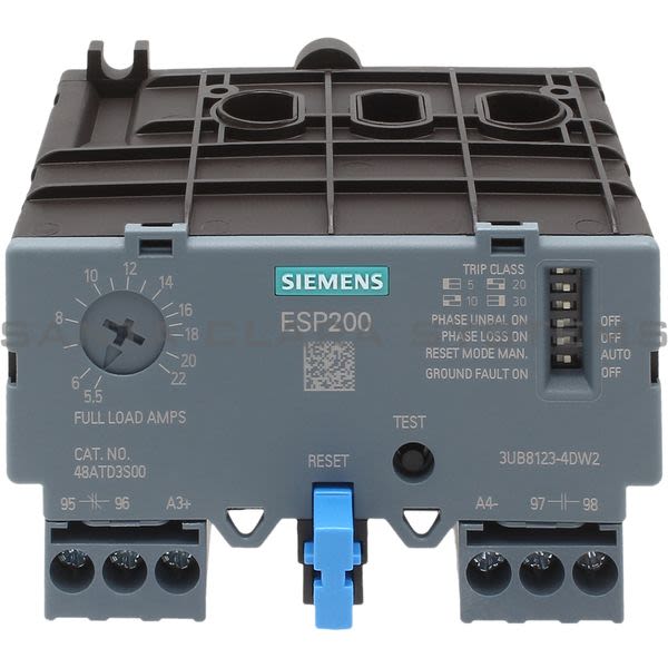 Siemens 3UB8123-4DW2 Overload Relay | 3UB8123-4DW2 | 48ATD3S00 Product Image