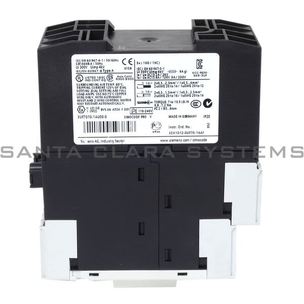 Siemens 3UF7010-1AU00-0 Basic Unit Product Image