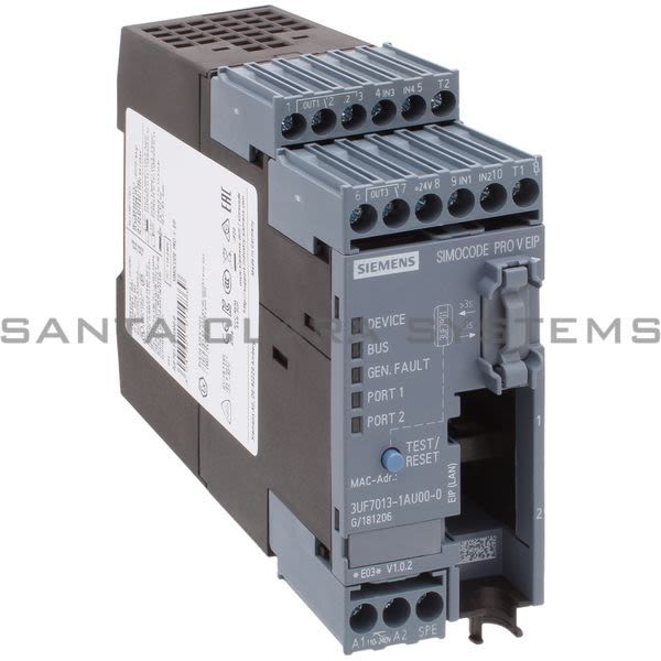 Siemens 3UF7013-1AU00-0 Motor Management Device Product Image