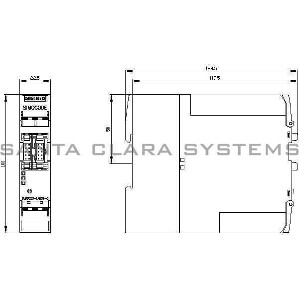 Siemens 3UF7020-1AU01-0 Basic Unit | SIMOCODE | 3UF7020-1AU01-0 Product Image