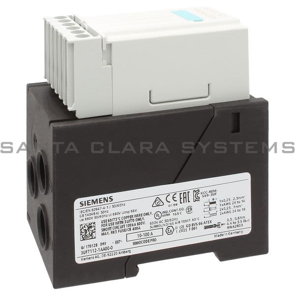 Siemens 3UF7112-1AA00-0 Current/Voltage Measuring Module | SIMOCODE | 3UF7112-1AA00-0 Product Image