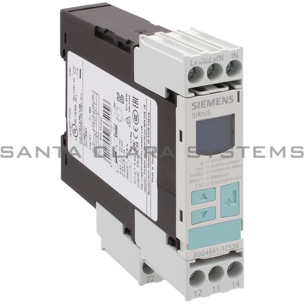 Siemens 3UG4641-1CS20 Monitoring Relay | 3UG4 641-1CS20 Product Image