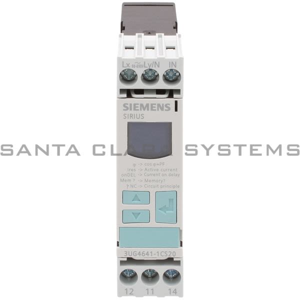 Siemens 3UG4641-1CS20 Monitoring Relay | 3UG4 641-1CS20 Product Image