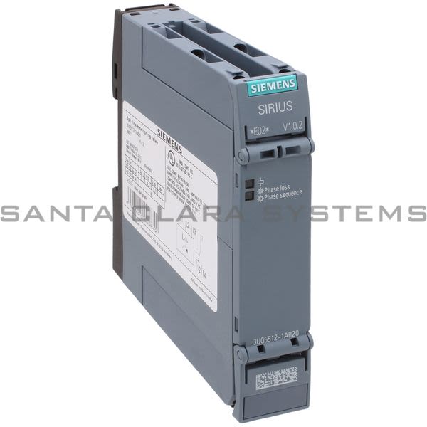 Siemens 3UG5512-1AR20 Monitoring Relay Product Image