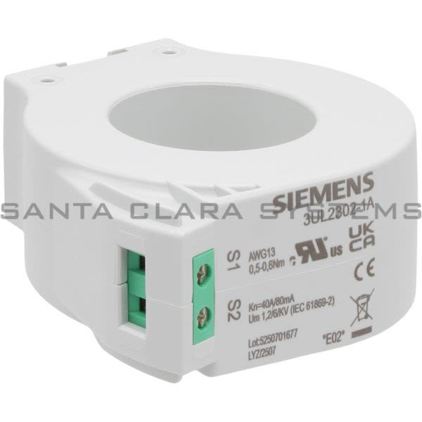 Siemens 3UL2302-1A Residual Current Transformer | 3UL2302-1A Product Image