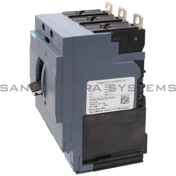 Siemens 3VA4130-5ED34-0AA0 Circuit Breaker Product Image