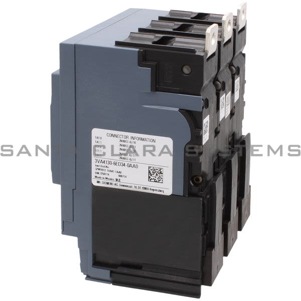 Siemens 3VA4130-6ED34-0AA0 Circuit Breaker Product Image